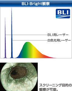 発光強度で切り替えられる観察タイプ